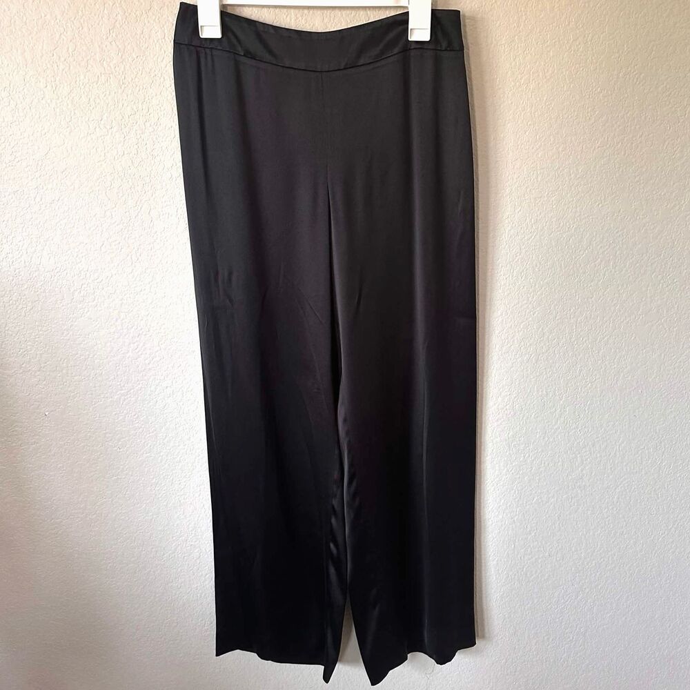 VTG Giorgio Armani Borgo 21 Silk Wide Leg Trousers IT 42 NOS/Deadstock Italy